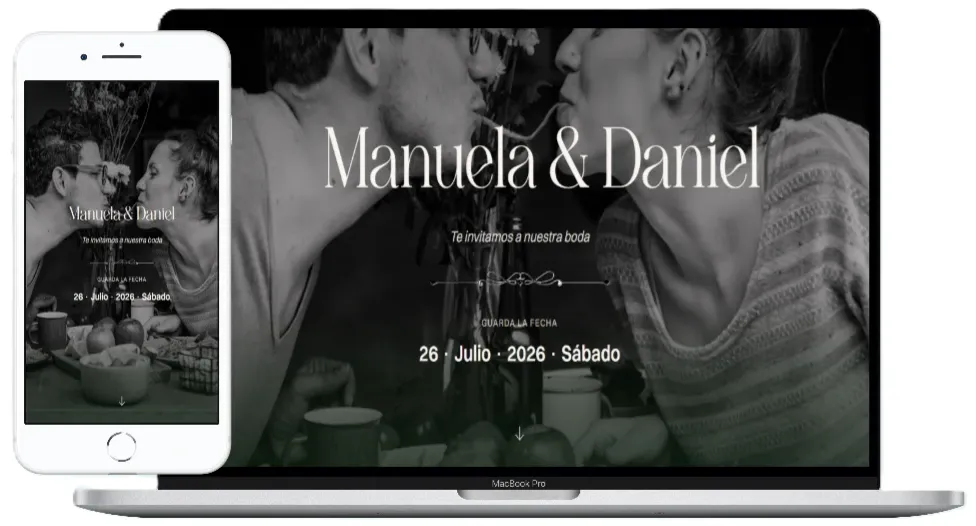 Invitaciones digitales personalizables para bodas